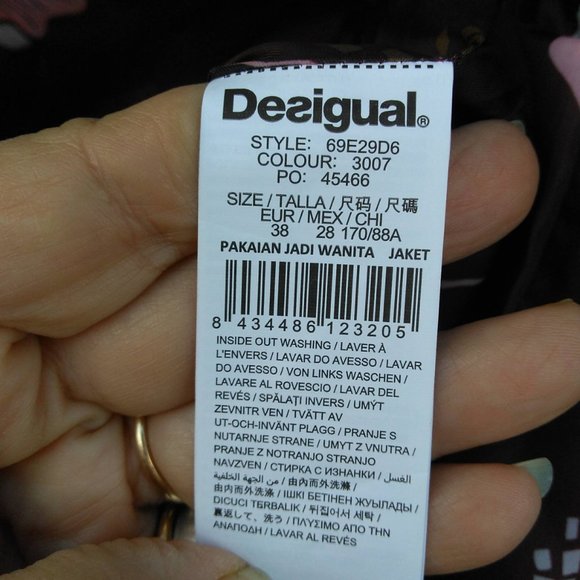 Desigual Jackets & Coats Desigual Pakaian Jadi Wanita Jacket Coat
